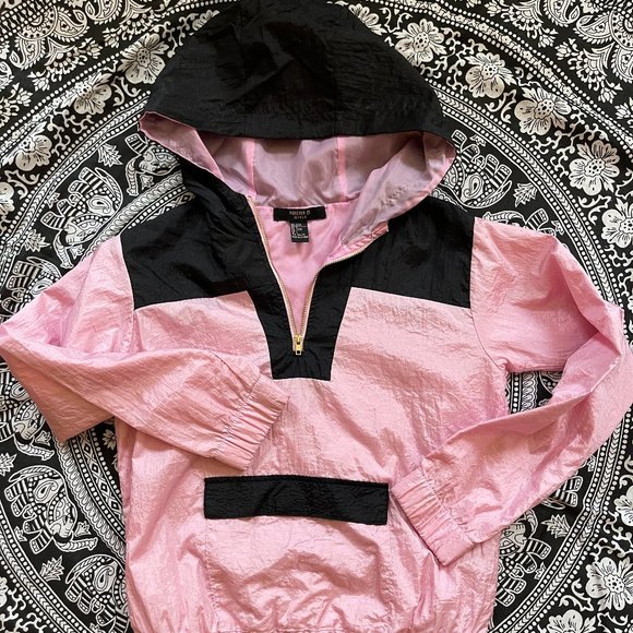 FOREVER 21 girls pullover windbreakers in pink size 11/12 - Picture 1 of 3